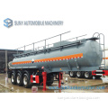 7500 Gallon Chemical Liquid Tank Semi Trailer Tri-axles Sulphuric Acid Tanker Semi Trailer